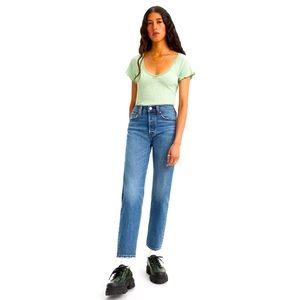 Levi's Wedgie Straight Jeans Size 25